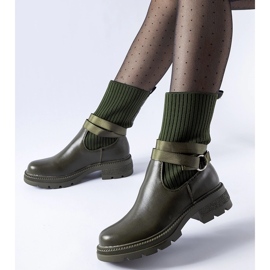 Botine izolate verde închis de la Picker 1