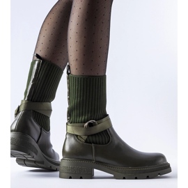 Botine izolate verde închis de la Picker 2