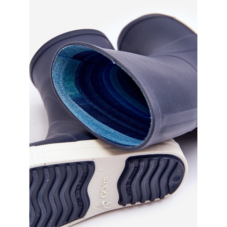 Lemigo Ghete Wellington pentru copii Wave Gokids 979 Bleumarin albastru 2