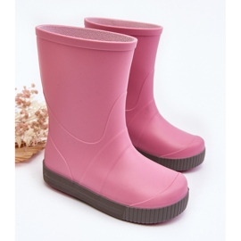 Lemigo Ghete Wellington pentru copii Wave Gokids 979 Pink roz 2