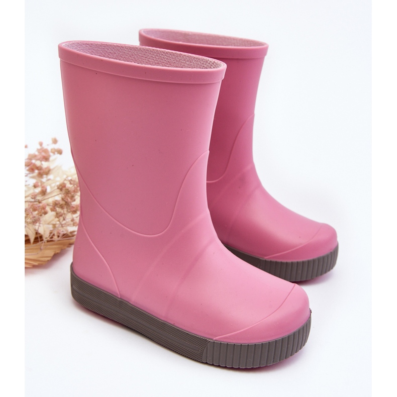 Lemigo Ghete Wellington pentru copii Wave Gokids 979 Pink roz 2