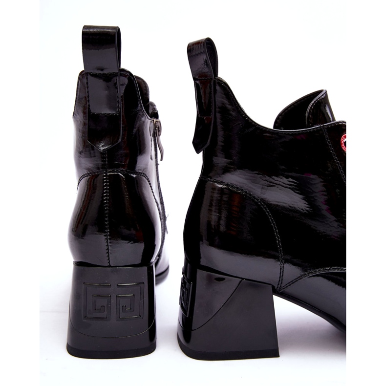 Botine cu siret S.Barski MR870-66 Negru 3