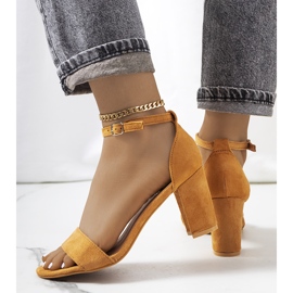 Sandale maro pe postul Karella multicolor 1 Sandale maro pe postul Karella multicolor 1