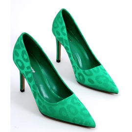 Tocuri înalte de damă Telisha Green verde 2