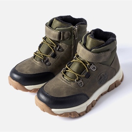 Cizme izolate verzi pentru copii de la Tolomeo verde 1