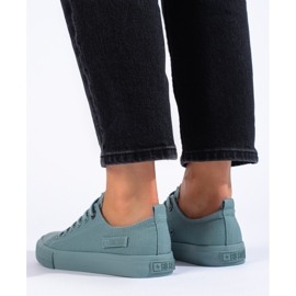 Adidasi de dama verde inchis Big Star LL274019 1