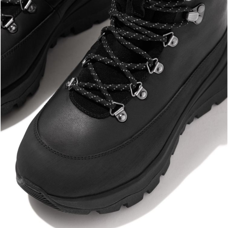 Cizme de mers FitFlop Neo-D-Hyker impermeabile din material textil/de piele intoarsa W GP3-090 negru 1 Cizme de mers FitFlop Neo-D-Hyker impermeabile din material textil/de piele intoarsa W GP3-090 negru 1