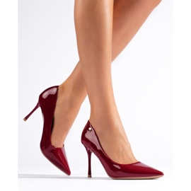 Vinceza visiniu lavete stiletto roșu 1