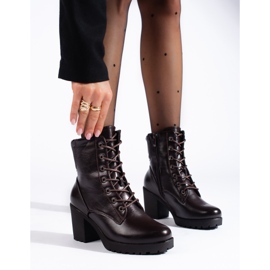 Botine maro de la Daszyński 1
