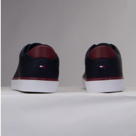 Pantofi Tommy Hilfiger Vulc Core Low Leather M FM0FM04731 DW5 albastru 2