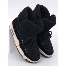 Cizme de zapada izolate Remal Black negru 1