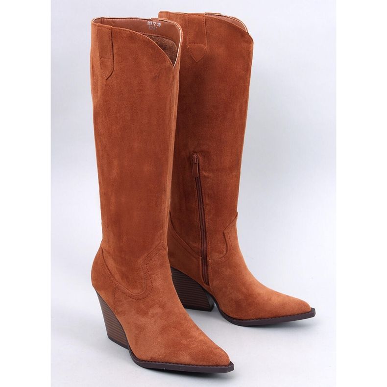 Cizme de cowboy Russe Camel maro 1 Cizme de cowboy Russe Camel maro 1