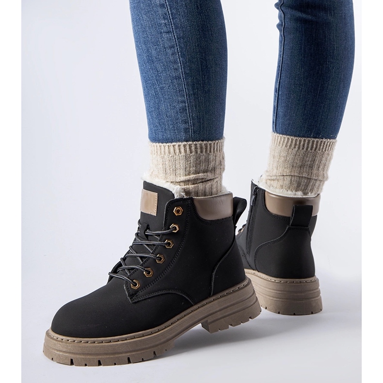 Cizme Mcwhorter izolate negre negru 1