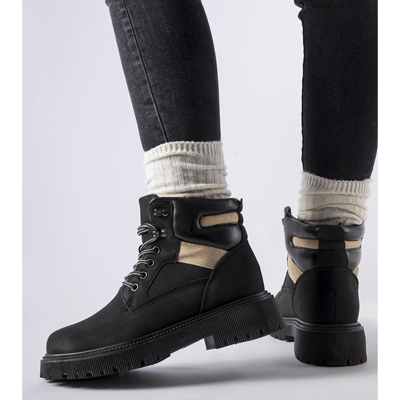 Cizme Bloomfield izolate negre negru 1