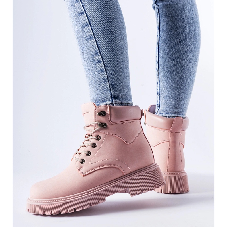 Lucrători Aranova cu șireturi izolate roz deschis 1