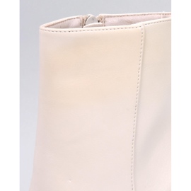 Cizme confortabile Charokee Beige cu platformă - calitate a doua bej 4