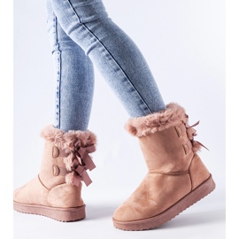 Cizme de zapada izolate roz cu fundite de la Borbera 1