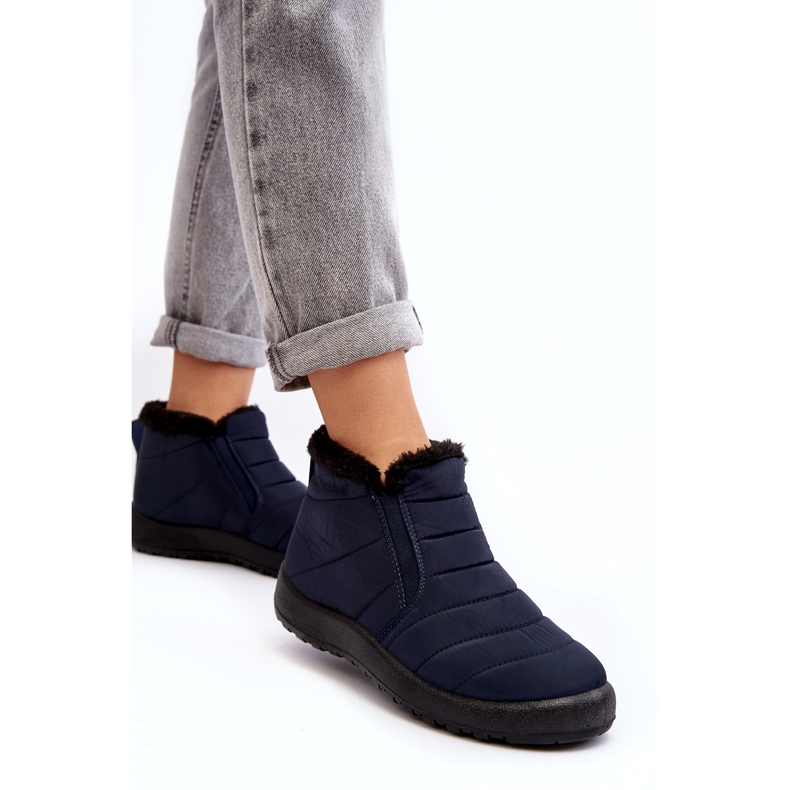 News Cizme de zăpadă albastru bleumarin pentru femei 1