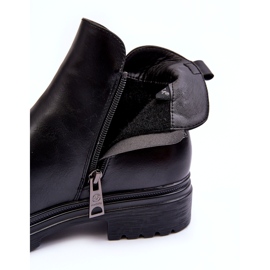 Cizme pentru femei Negru izolat din piele ecologică 4