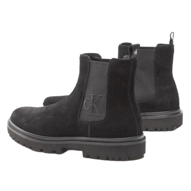 Calvin Klein Jeans Lug Mid Chelsea Boot M YM0YM00271 pantofi negru 1