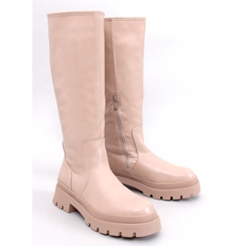 Cizme Dillard Beige cu talpa groasa bej 1 Cizme Dillard Beige cu talpa groasa bej 1