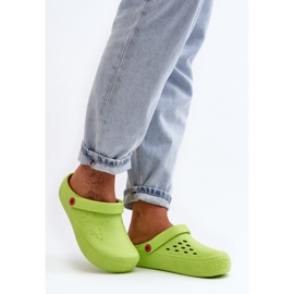 Flip-flops ușoare pentru damă Crocs Big Star II275006 verde 1