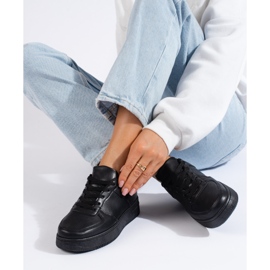 Tenisi de dama Black Shelovet negru 1