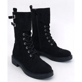 Bradys Botine ajurate negre negru 1