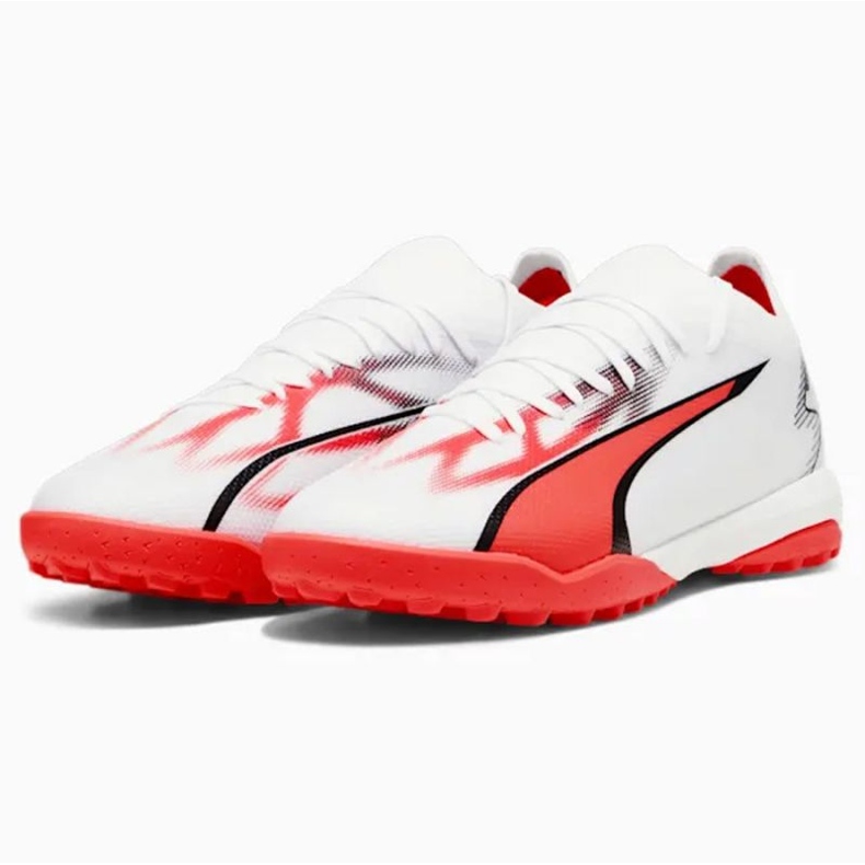 Pantofi de fotbal Puma Ultra Match Tt M 107521-01 alb 1