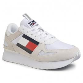 Tommy Hilfiger Pantofi Tommy Jeans Runner M EM0EM00410-YBS alb 1