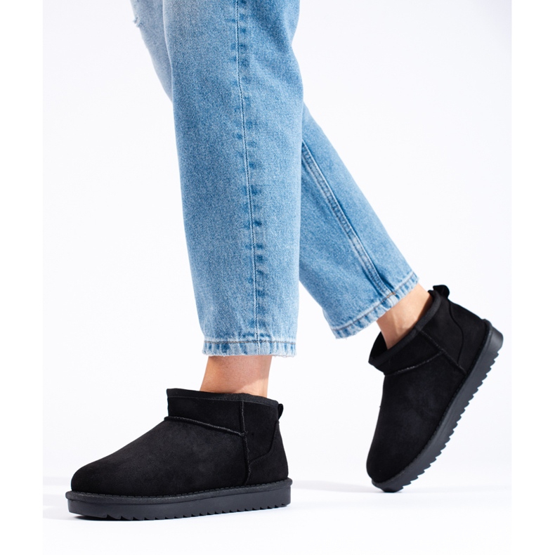 Cizme de zăpadă Shelovet negre de damă negru 1 Cizme de zăpadă Shelovet negre de damă negru 1