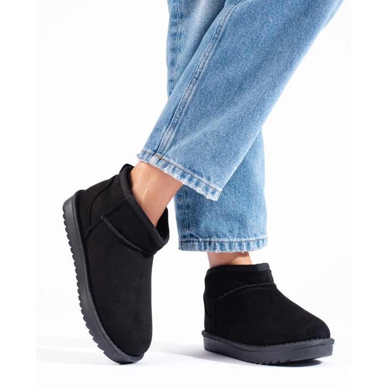 Cizme de zăpadă Shelovet negre de damă negru 2 Cizme de zăpadă Shelovet negre de damă negru 2