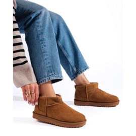 Cizme de zăpadă maro de damă Shelovet 1