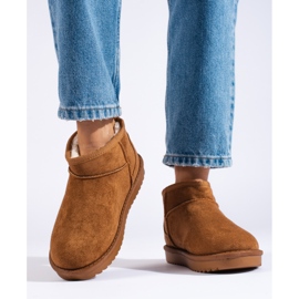 Cizme de zăpadă maro de damă Shelovet 2