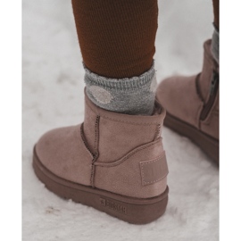 Cizme De Zapada Izolatoare Copii Cu Fermoar Roz Big Star MM374101 2 Cizme De Zapada Izolatoare Copii Cu Fermoar Roz Big Star MM374101 2