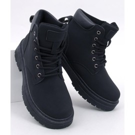 Cizme din lemn Kellers Black pentru femei negru 1 Cizme din lemn Kellers Black pentru femei negru 1