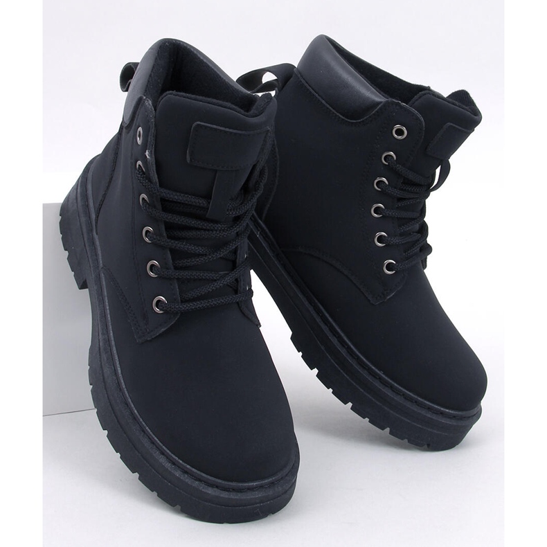 Cizme din lemn Kellers Black pentru femei negru 1 Cizme din lemn Kellers Black pentru femei negru 1