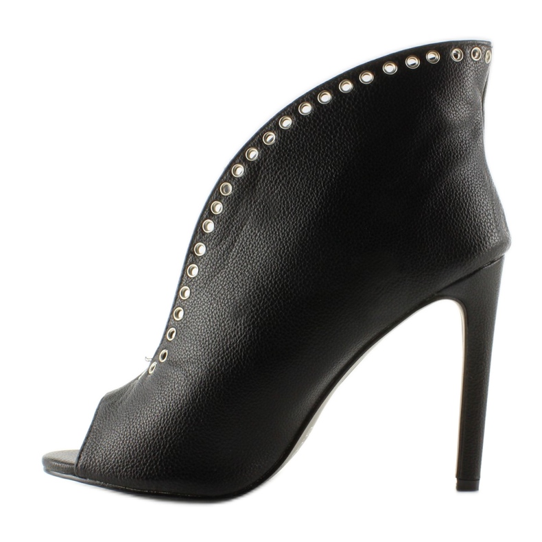 Botine Stilettos Cu Știfturi Hp-36 Negru 1