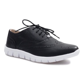 Pantofi negri Aurelia Jazz negru 1