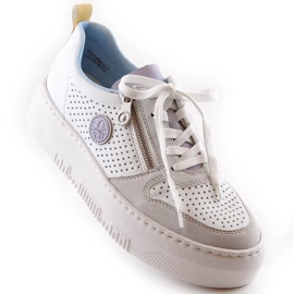 Pantofi albi Rieker W RKR589 comozi 1