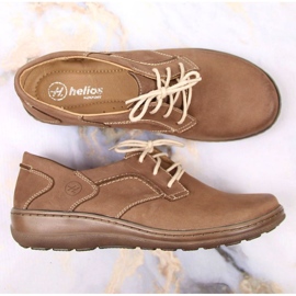 Pantofi confort Helios W H715N, bej maro 2