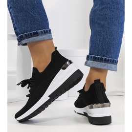 Tenisi negri pe pană Sabelia negru 2