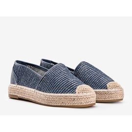 Espadrile țesute albastre Carly albastru 1