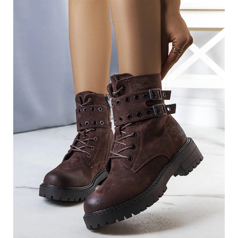 Cizme Fallkirk maro închis 1