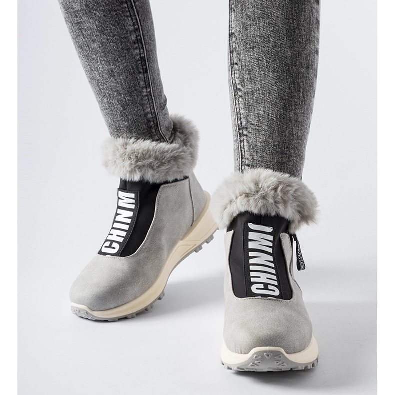 Tenisi înalți Oneglia izolați gri 1