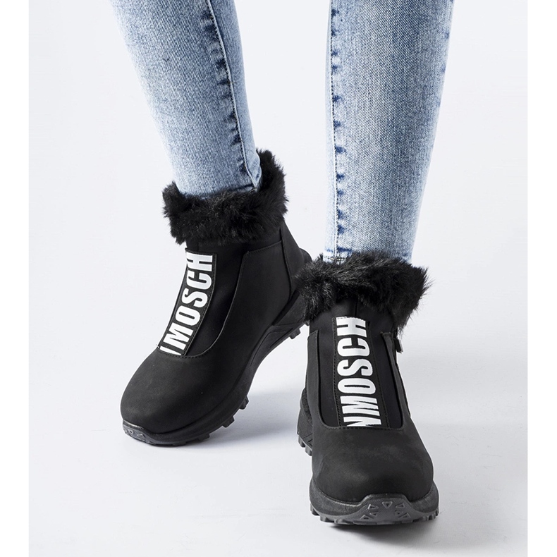 Tenisi negri izolați, înalți, Oneglia negru 1