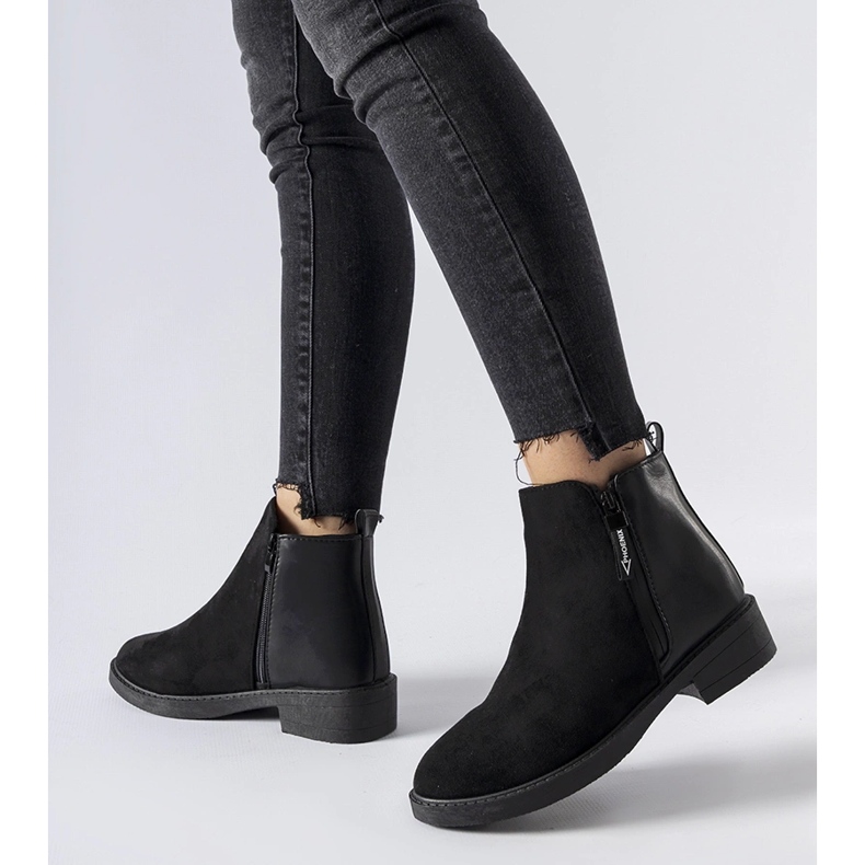 Cizme clasice Montaldo izolate negre negru 1