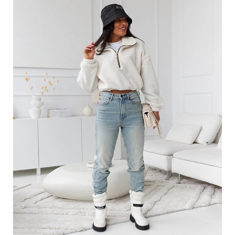 Cizme de zăpadă de damă izolate bej de la Pulliam 1