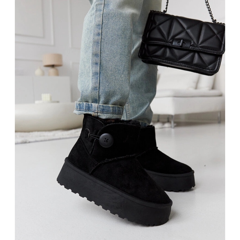 Cizme de zăpadă scurte negre de la Casimiro negru 2 Cizme de zăpadă scurte negre de la Casimiro negru 2