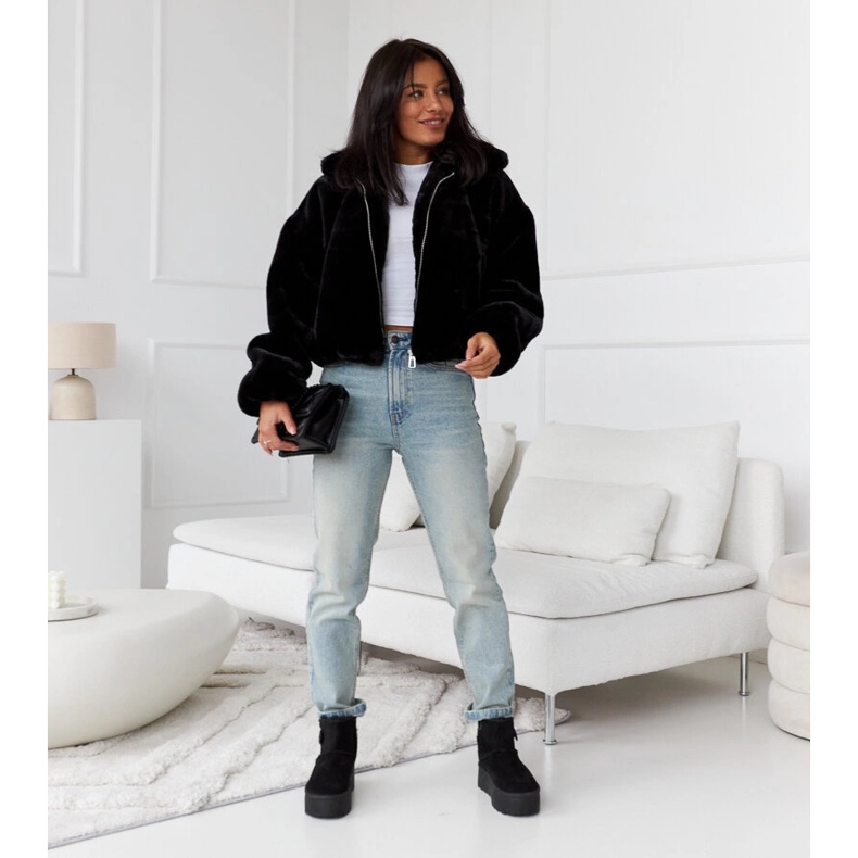 Cizme de zăpadă scurte negre de la Casimiro negru 1 Cizme de zăpadă scurte negre de la Casimiro negru 1